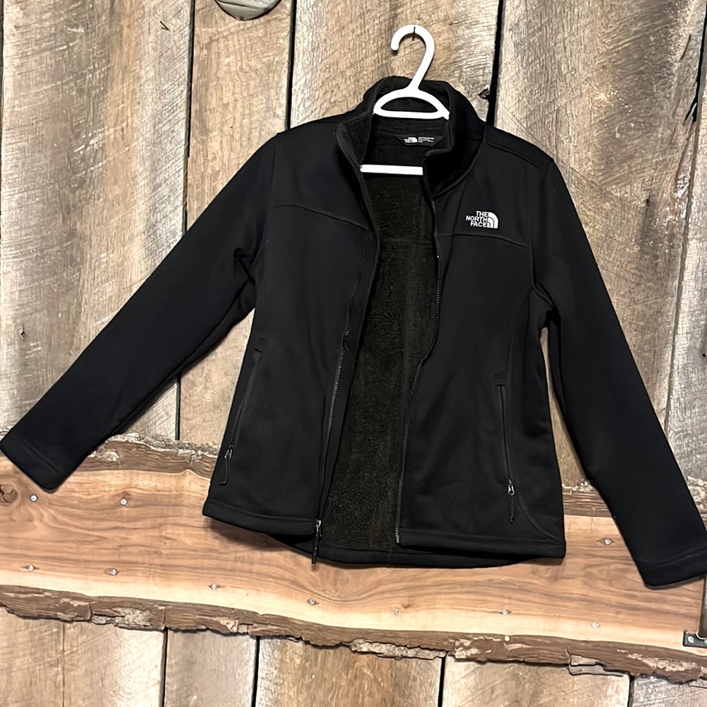 The North Face fleece zip up.